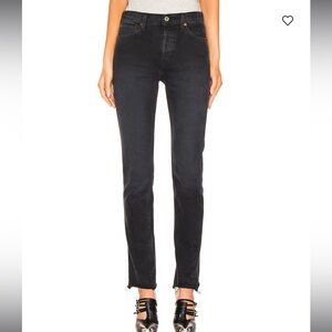 RE/DONE Double Needle Long Black